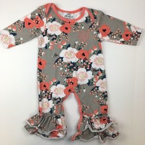 Girls 6-12m Jumpsuit Romper Onesie Cute Floral
